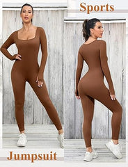 Ariana Ray | Shapewear jumpsuit met lange mouwen