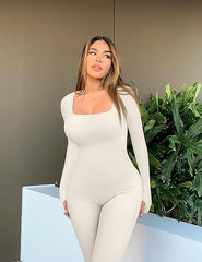 Ariana Ray | Shapewear jumpsuit met lange mouwen