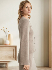 Nadine Roche | Zeer Zachte Button Up Sweater