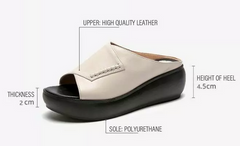 Paula Francine | Slip-On Sandalen Met Hoge Zool