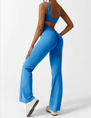 Roberta Fit | Slim jumpsuit met schelpvormige rug