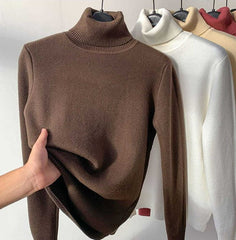 Rubie Baptiste | Warme Fleece Turtle Neck Winter Sweater