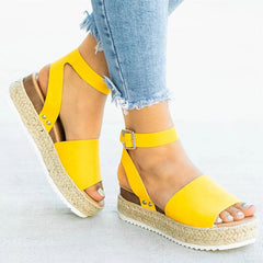 Selena Summer | plateausandalen met hoge hakken