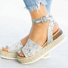 Selena Summer | plateausandalen met hoge hakken