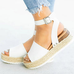 Selena Summer | plateausandalen met hoge hakken