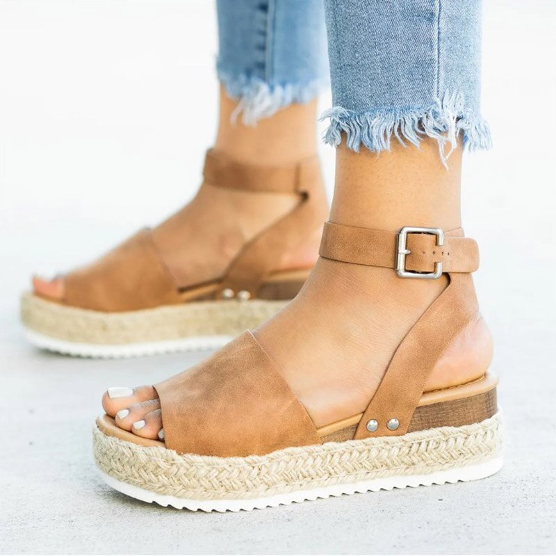 Selena Summer | plateausandalen met hoge hakken