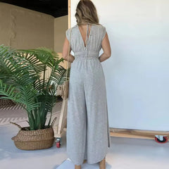 Stella Barry | Comfortabele Jumpsuit met V-hals