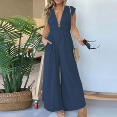 Stella Barry | Comfortabele Jumpsuit met V-hals