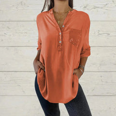 Ulva | Sequin V-hals shirt